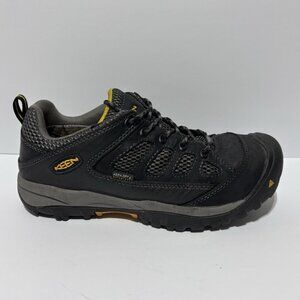 Keen Men’s Tucson Low Steel Toe Work Sneakers Black, Size 8 D